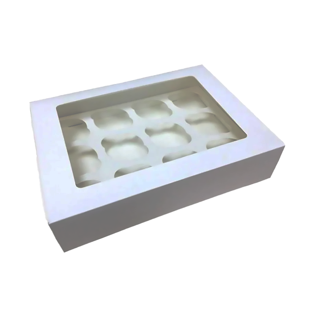 Caja para 12 CUPCAKES /ventana